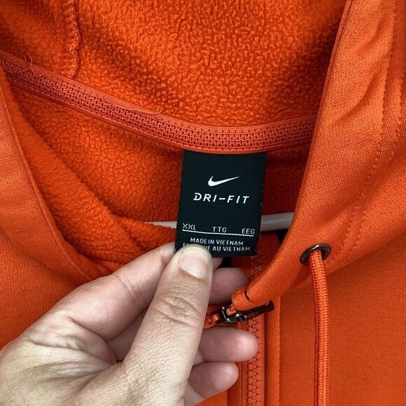 EUC Mens Nike Clemson University Full Zip Hoodie -XXL - Picture 4 of 8